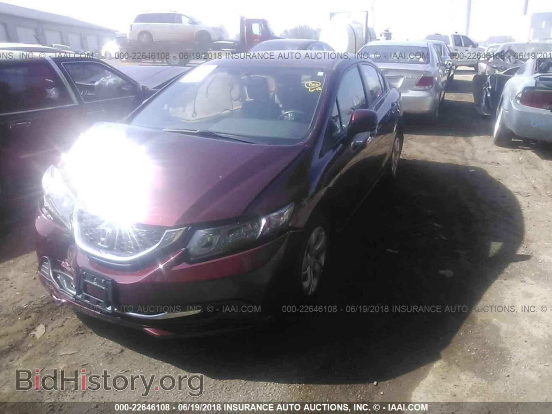 2013 Honda Civic - VIN: 19XFB2F5XDE096820 - Photo 2