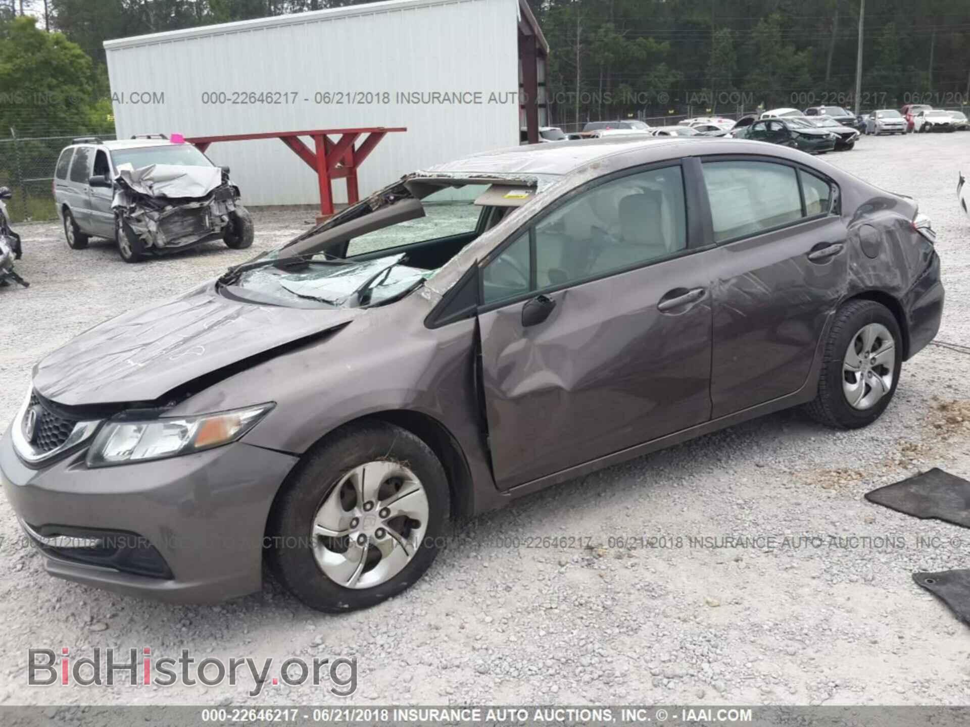 2014 Honda Civic - VIN: 19XFB2F51EE025040 - Фото 2