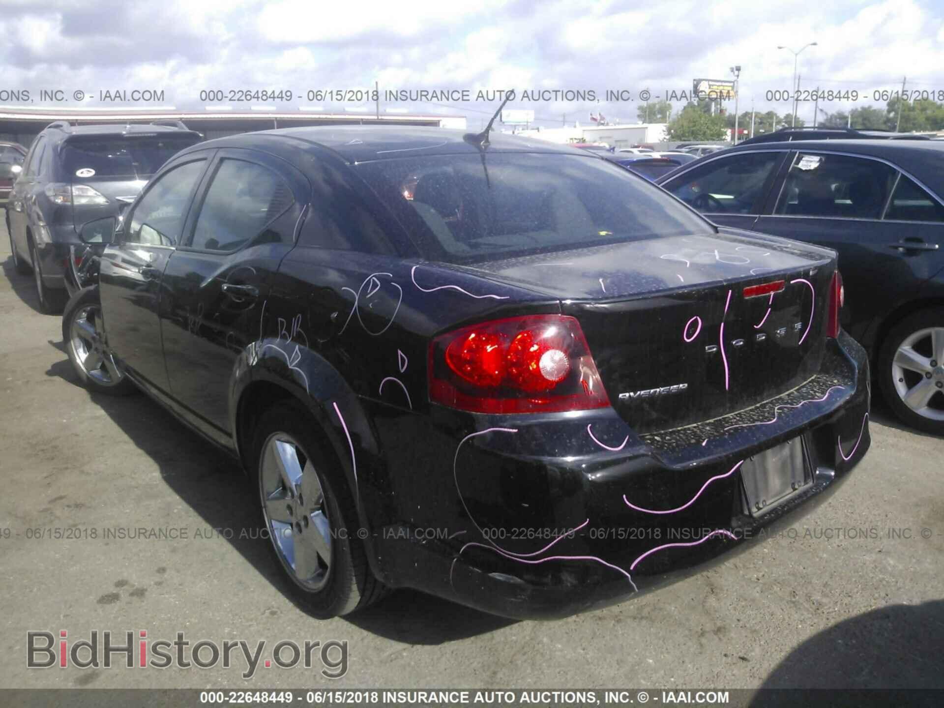 2013 Dodge Avenger - VIN: 1C3CDZAB6DN666928 - Фото 3