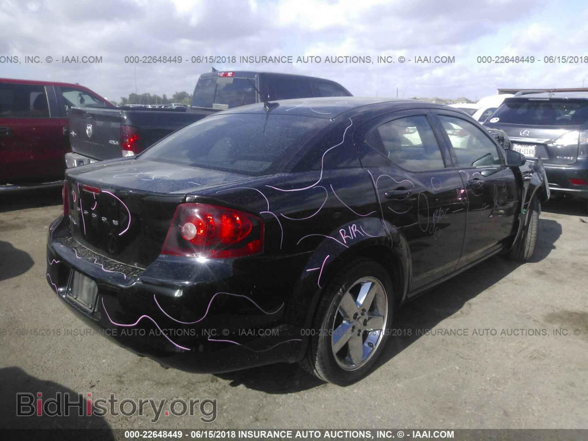 2013 Dodge Avenger - VIN: 1C3CDZAB6DN666928 - Фото 4