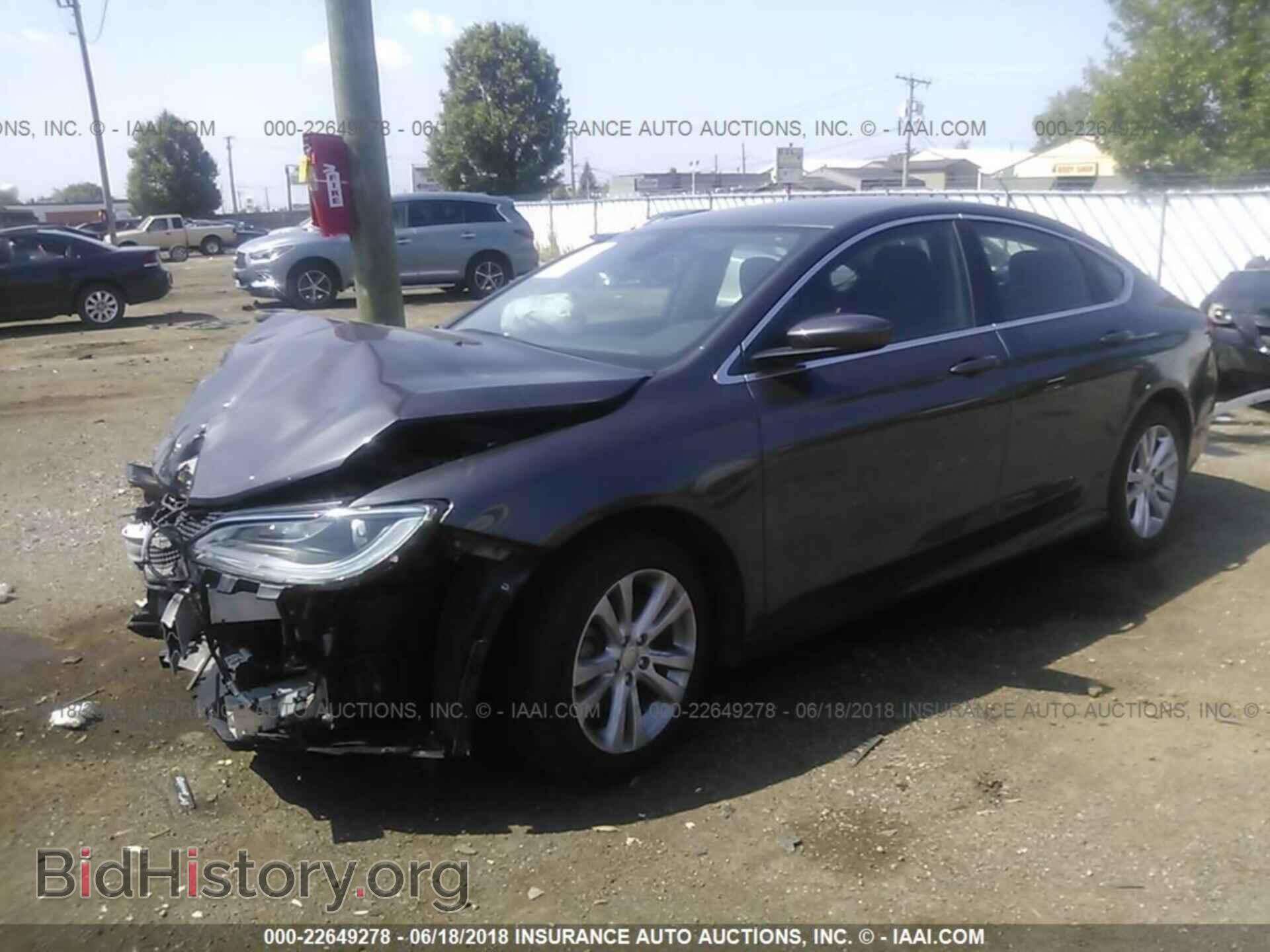 2015 Chrysler 200 - VIN: 1C3CCCAB5FN646589 - Фото 2