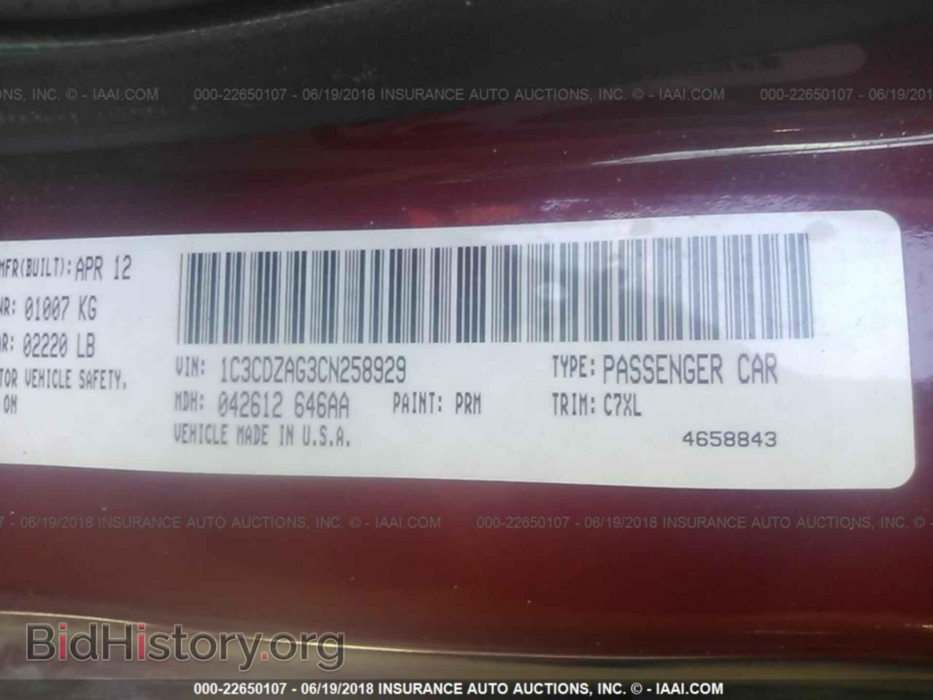 2012 Dodge Avenger - VIN: 1C3CDZAG3CN258929 - Photo 9