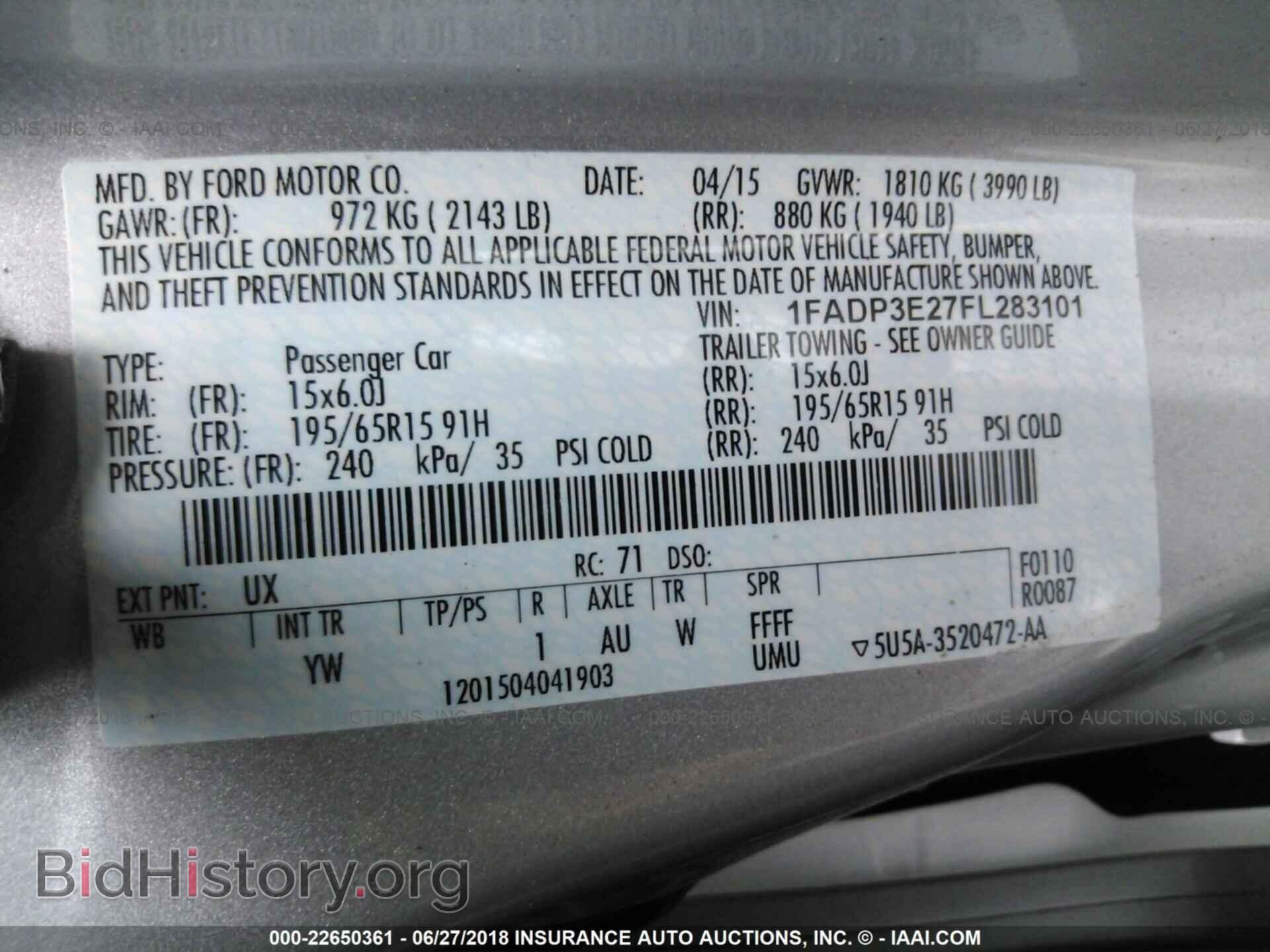 2015 Ford Focus - VIN: 1FADP3E27FL283101 - Photo 9