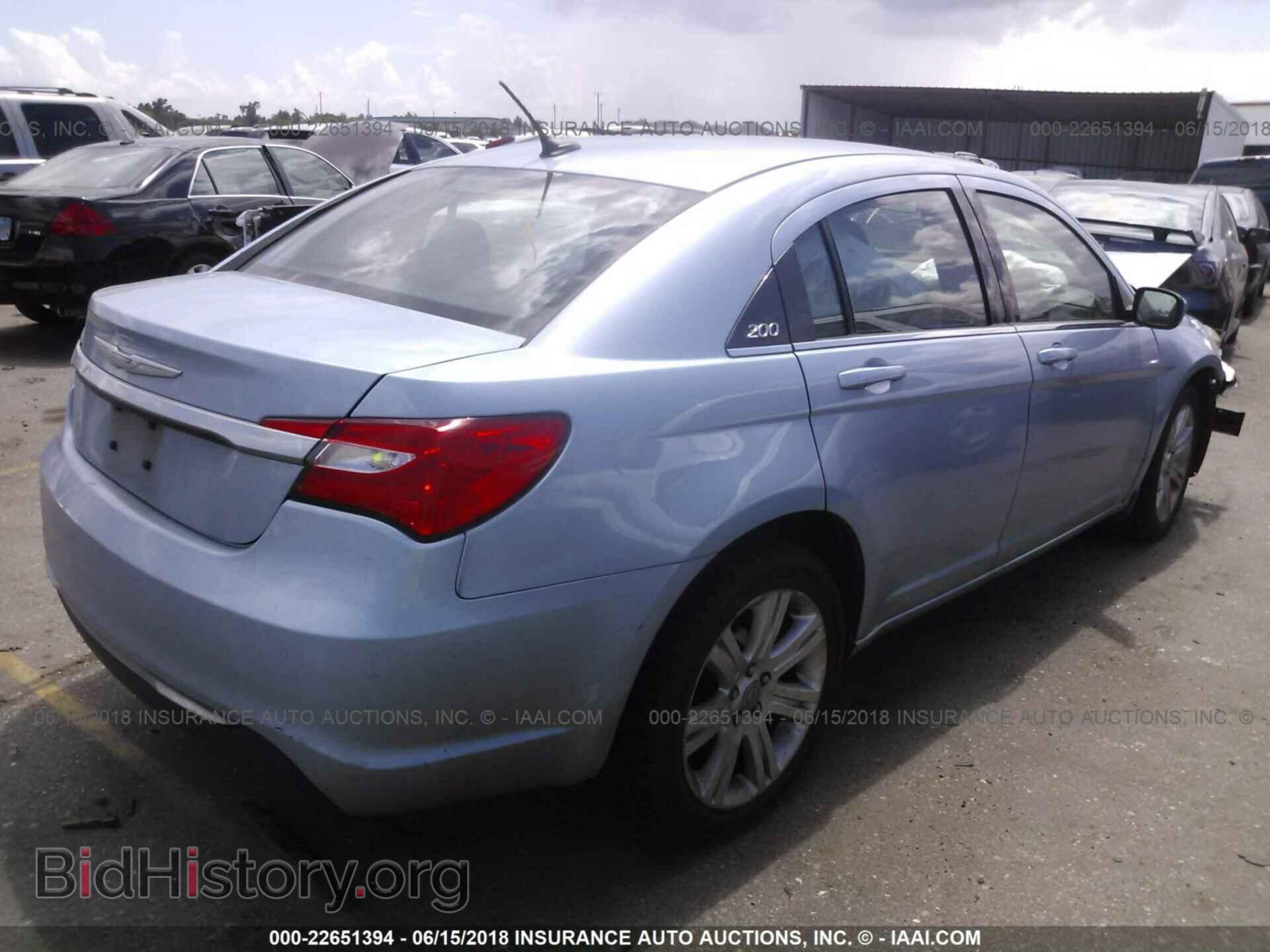 2012 Chrysler 200 - VIN: 1C3CCBBG2CN263578 - Фото 4