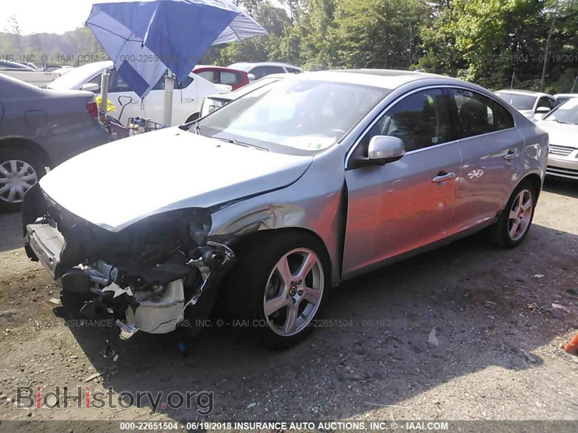 2013 Volvo S60 - VIN: YV1612FS7D1208687 - Фото 2