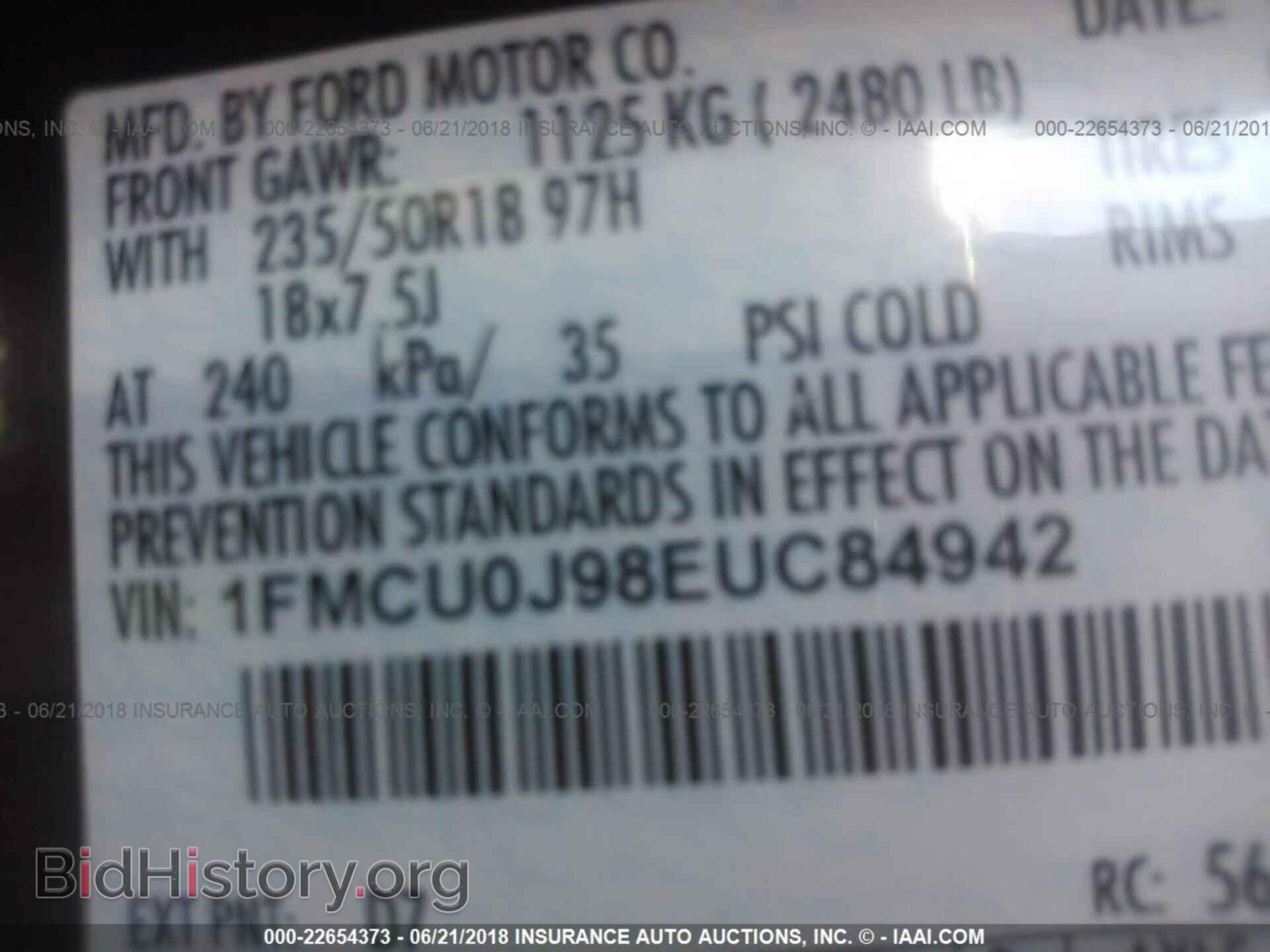 2014 Ford Escape - VIN: 1FMCU0J98EUC84942 - Photo 9