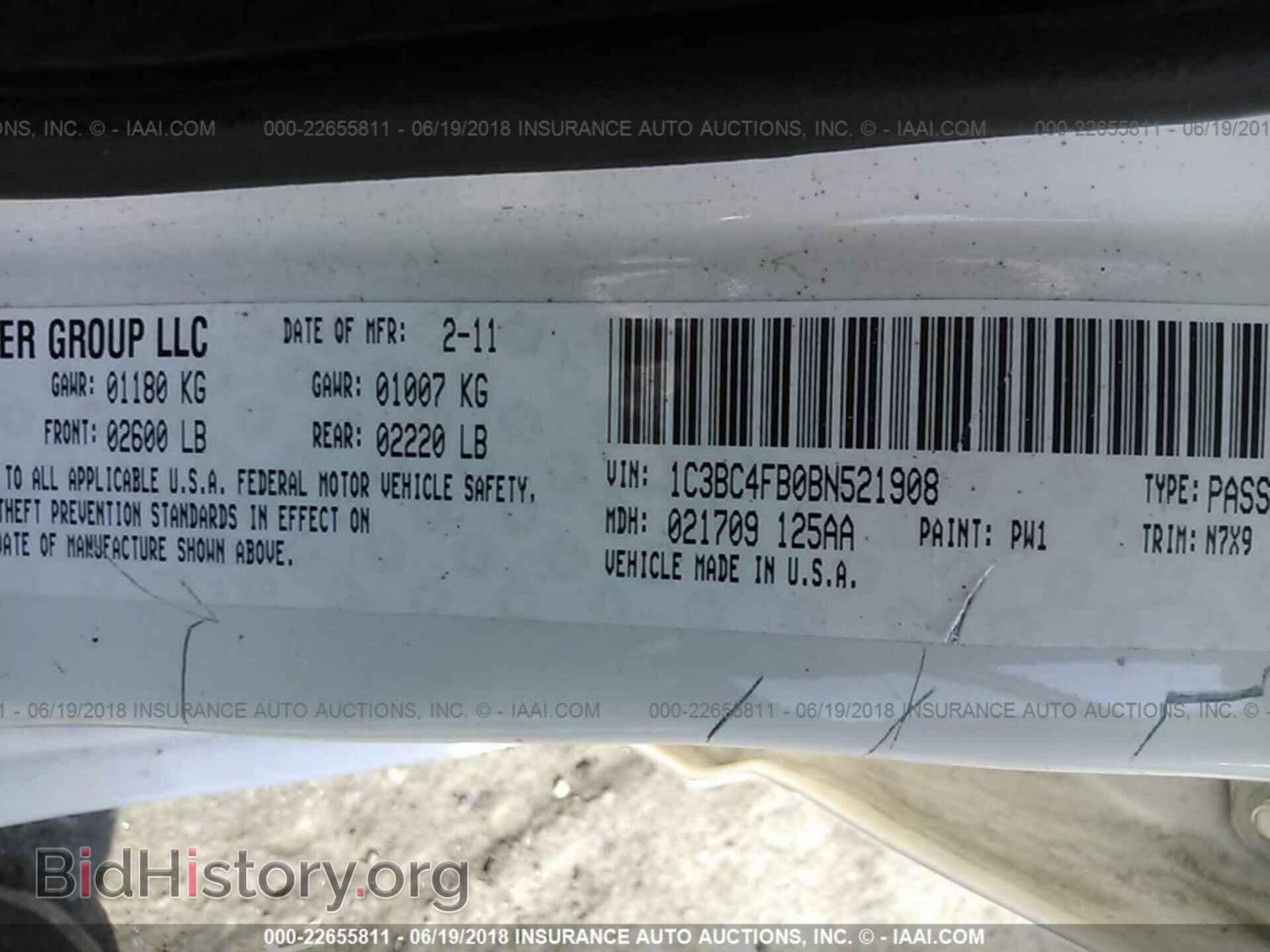 2011 Chrysler 200 - VIN: 1C3BC4FB0BN521908 - Фото 9