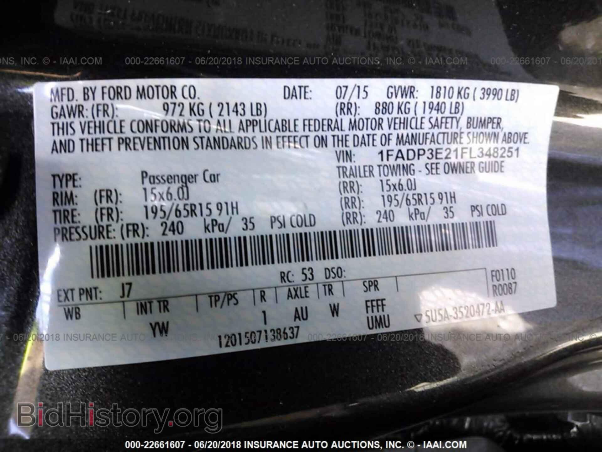 2015 Ford Focus - VIN: 1FADP3E21FL348251 - Photo 9