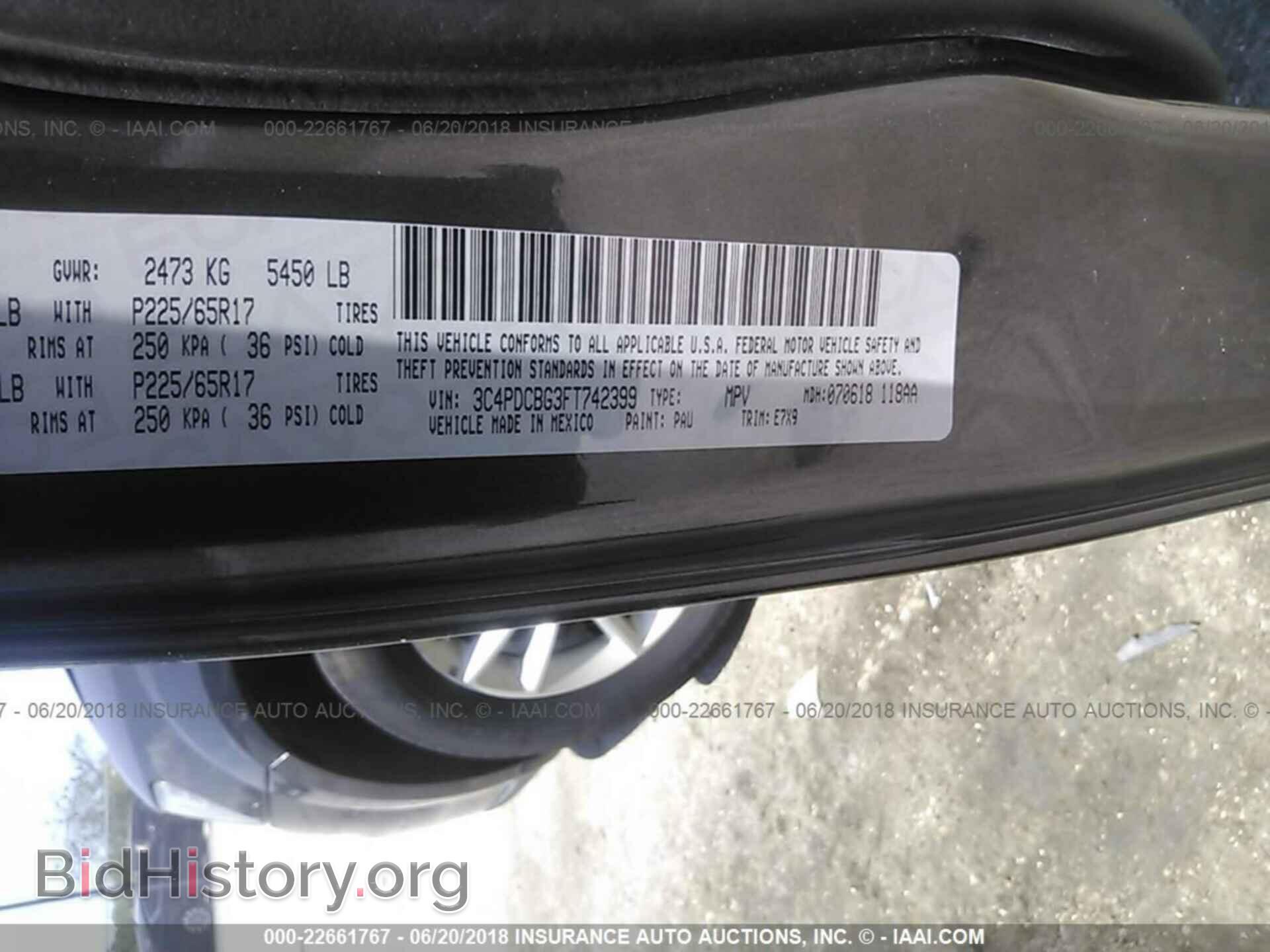 2015 Dodge Journey - VIN: 3C4PDCBG3FT742399 - Photo 9