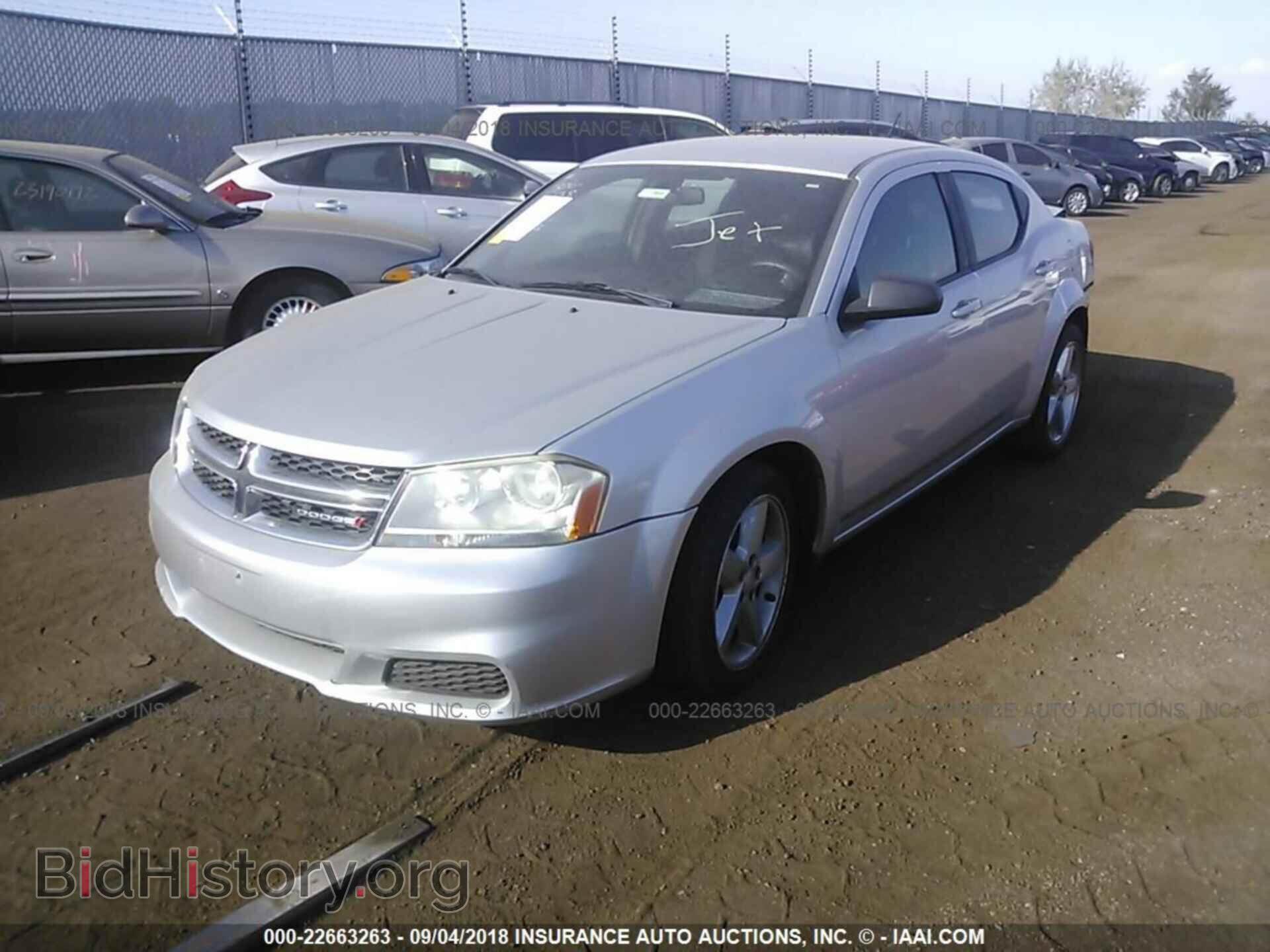 2012 Dodge Avenger - VIN: 1C3CDZAB8CN310477 - Фото 2