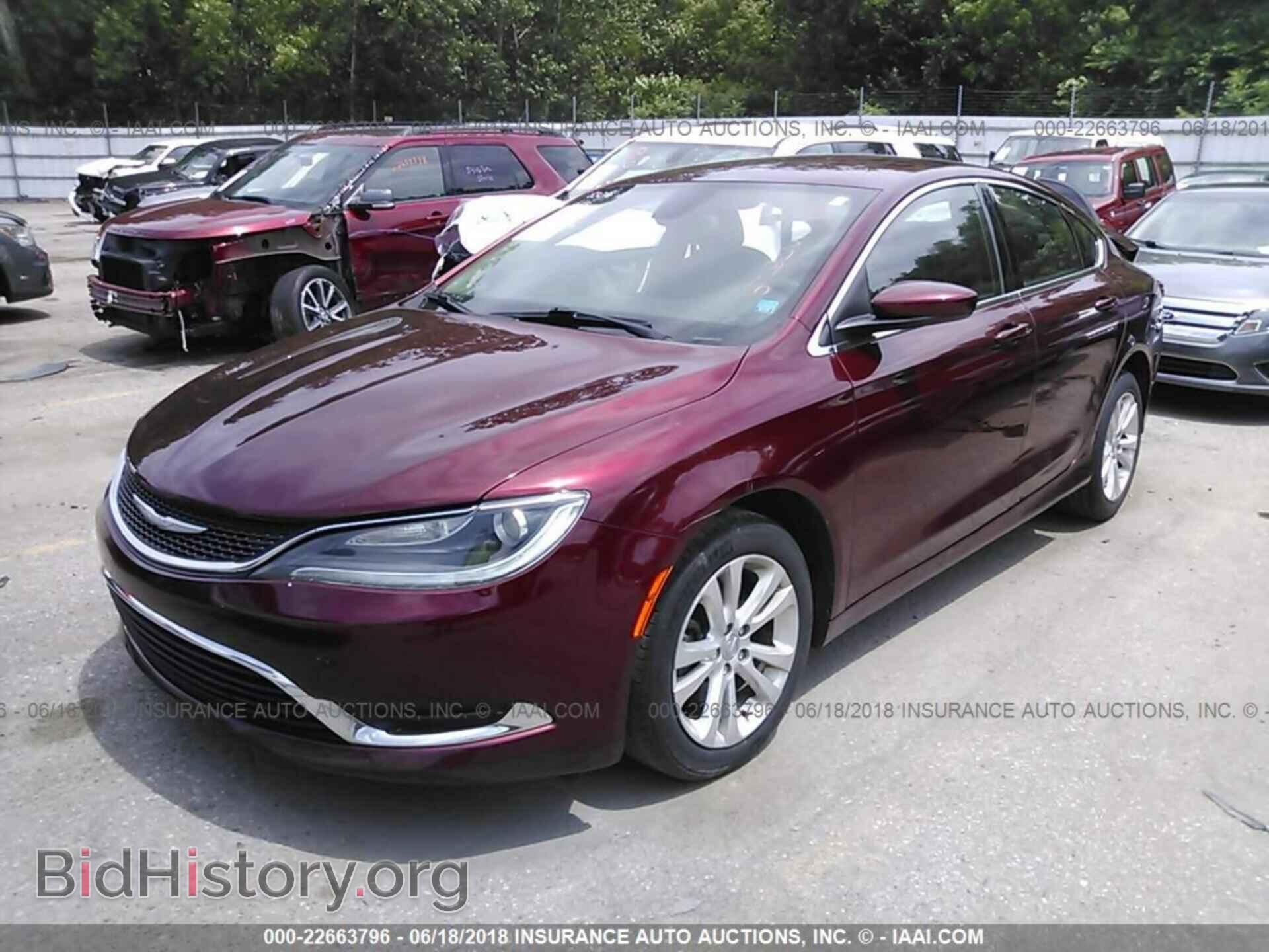 2015 Chrysler 200 - VIN: 1C3CCCAB2FN574508 - Photo 2