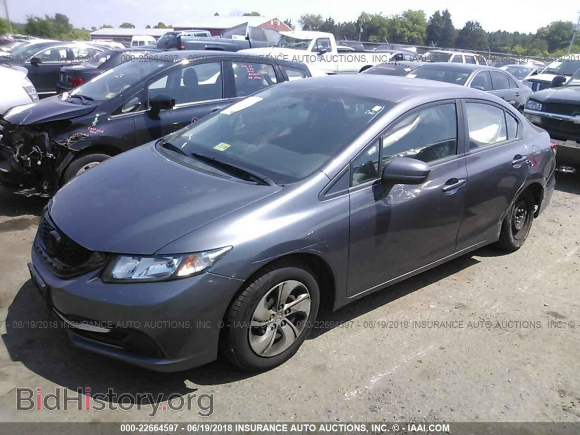 2014 Honda Civic - VIN: 19XFB2F52EE239244 - Фото 2