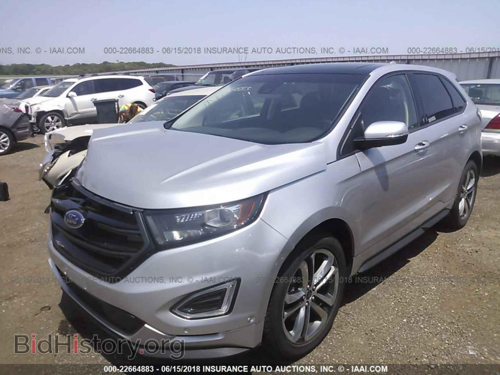 2015 Ford Edge - VIN: 2FMTK4AP6FBC39453 - Фото 2