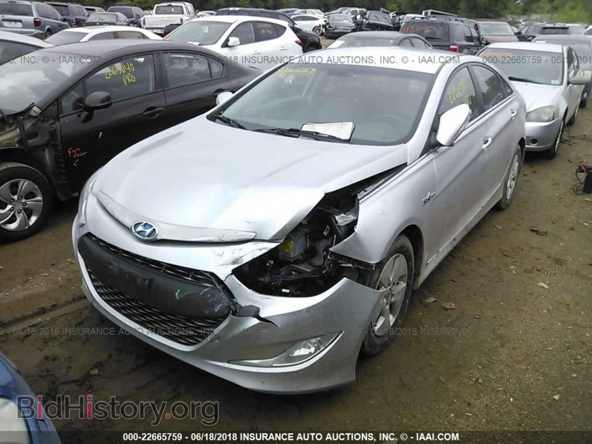 2012 Hyundai Sonata - VIN: KMHEC4A47CA024196 - Фото 2