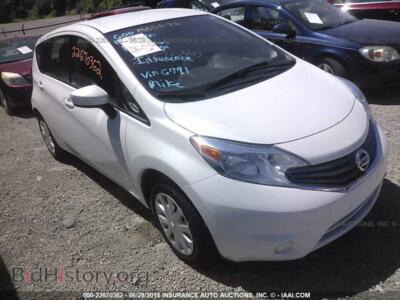2016 Nissan VERSA NOTE, белый — VIN 3N1CE2CP0GL366771, IAAI