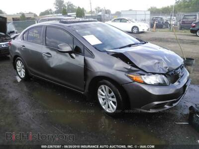 2012 Honda CIVIC, brown — VIN 19XFB2F89CE083646, IAAI