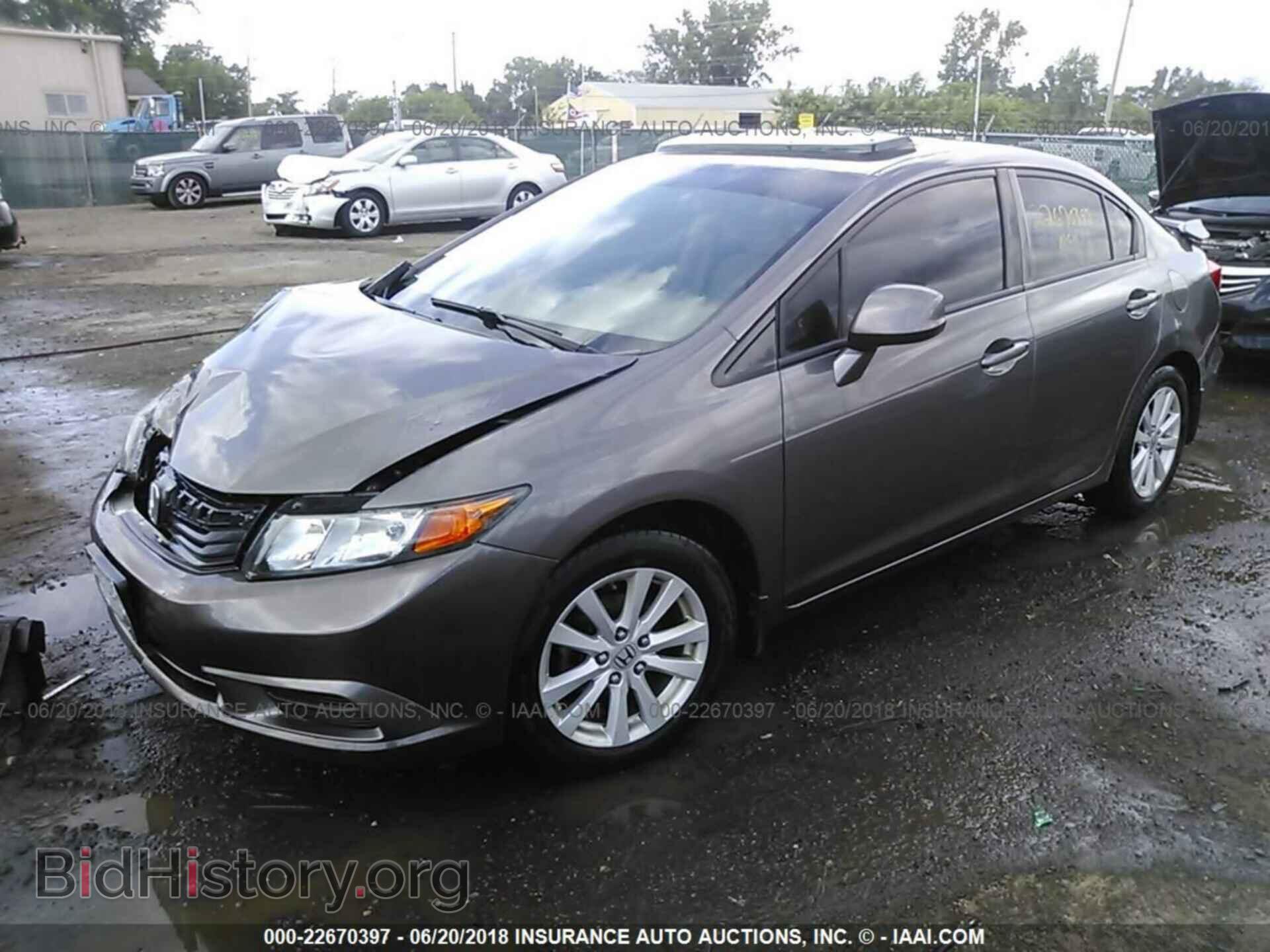 2012 Honda Civic - VIN: 19XFB2F89CE083646 - Фото 2