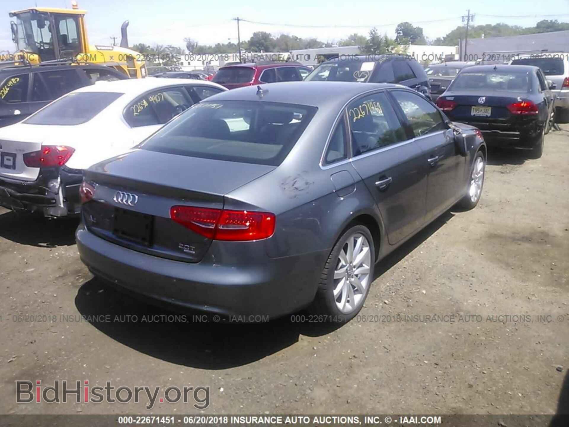 2013 Audi A4 - VIN: WAUFFAFL4DN045366 - Photo 4