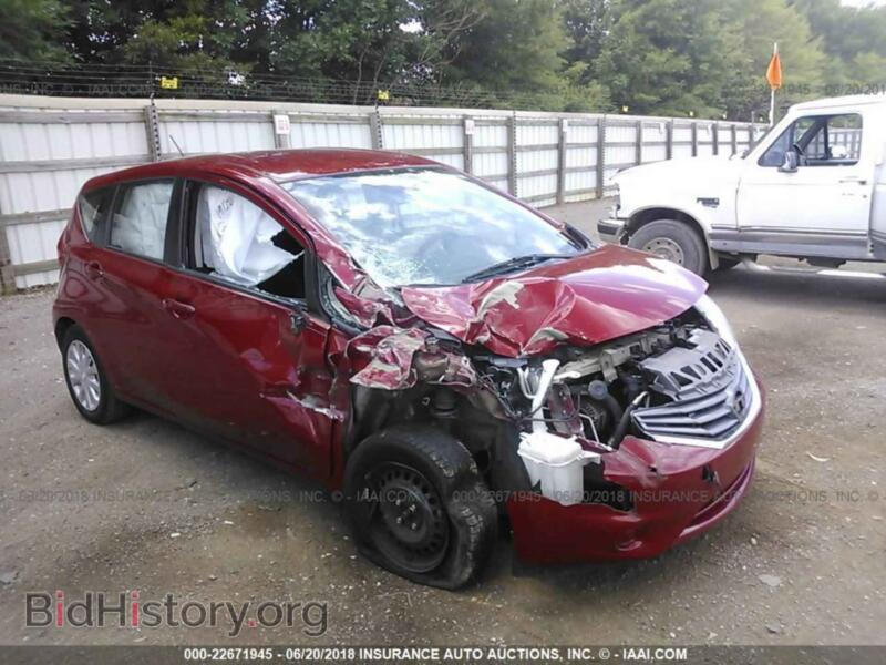 2014 Nissan VERSA NOTE (VIN 3N1CE2CP4EL435037) — photo 1 of 10, IAAI, damage: right front