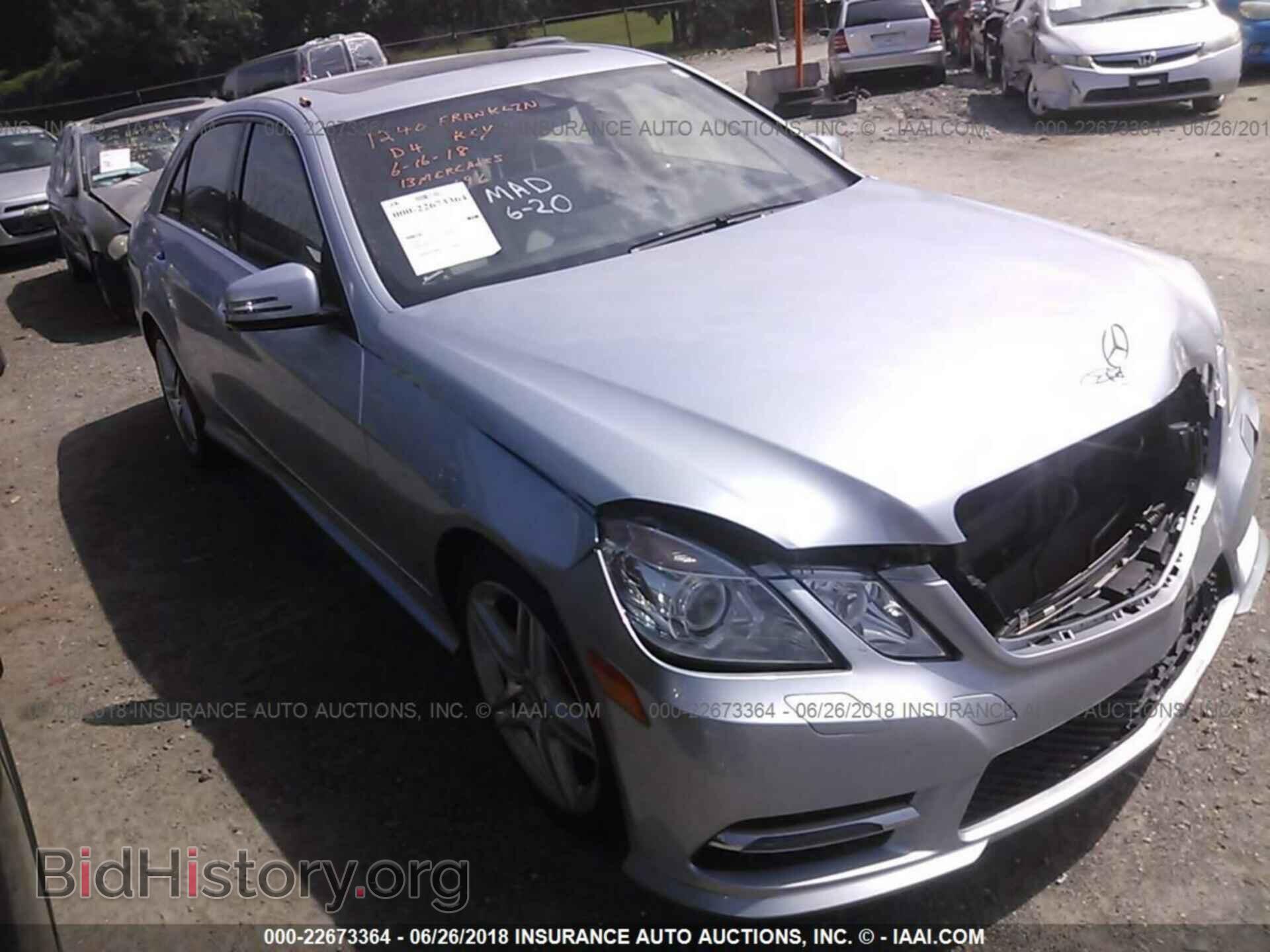 Photo WDDHF5KB4DA772696 - Mercedes-benz E 2013