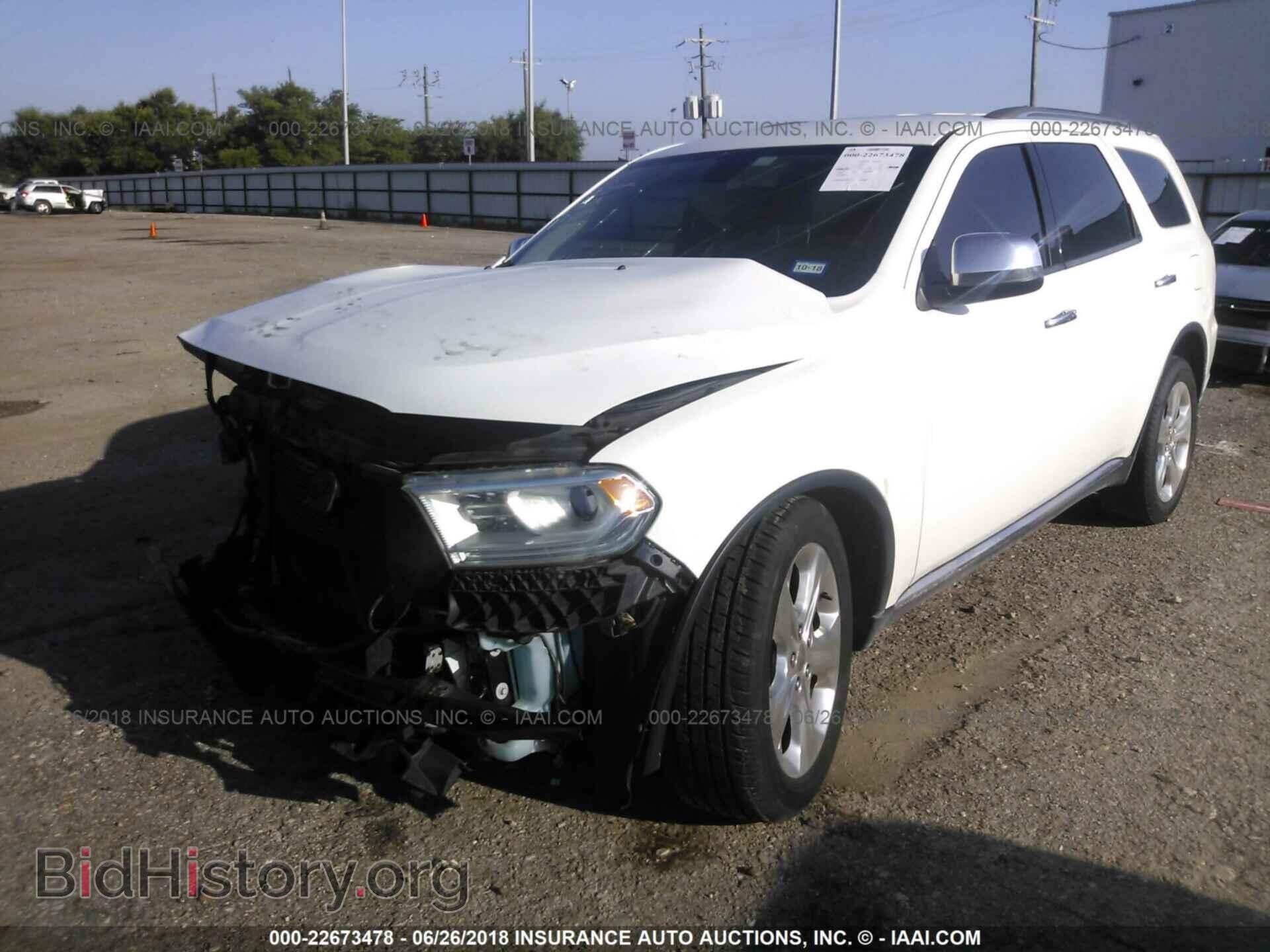 2014 Dodge Durango - VIN: 1C4RDHAG8EC975308 - Photo 2