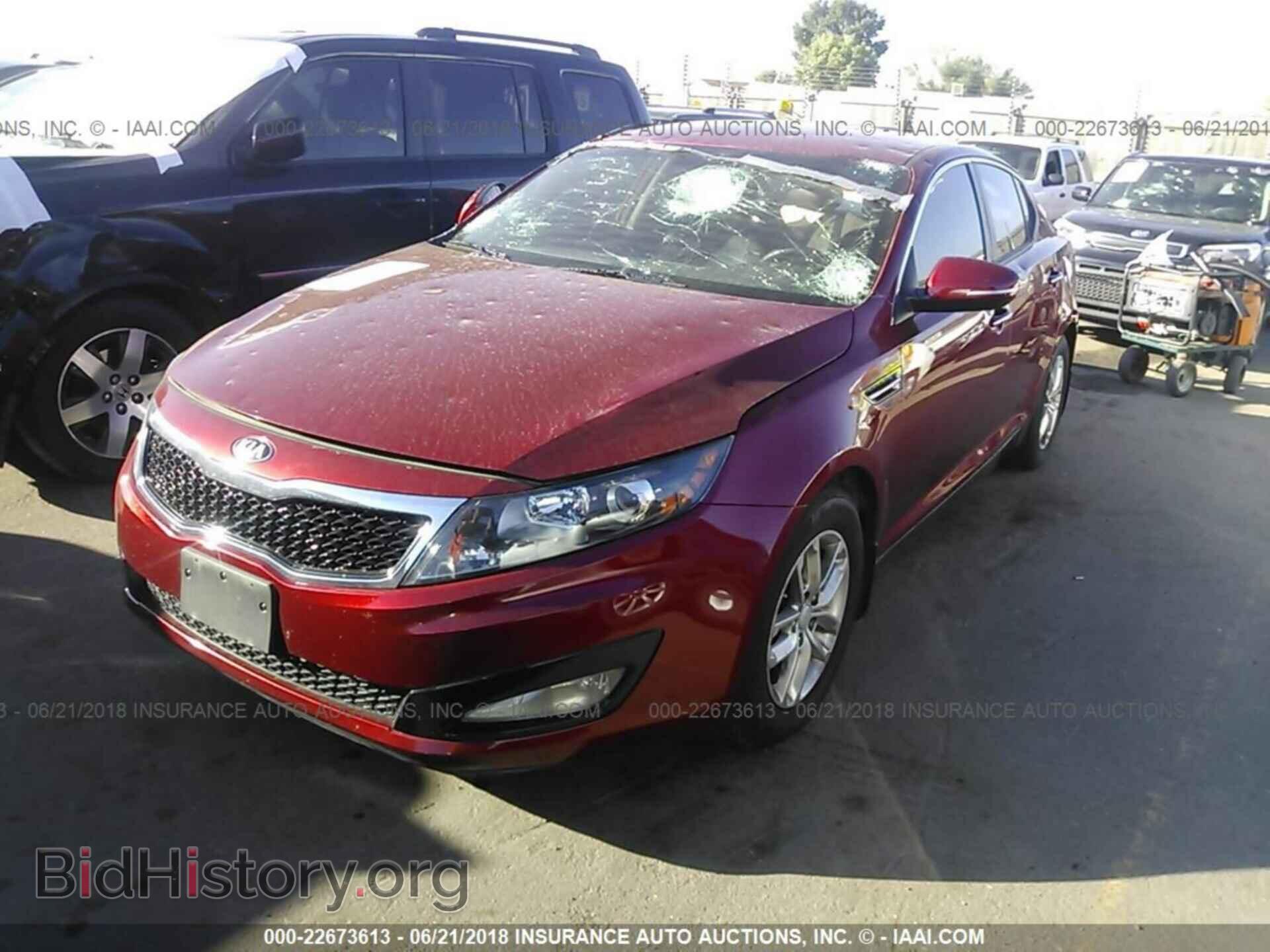 2013 Kia Optima - VIN: 5XXGM4A77DG256047 - Фото 2