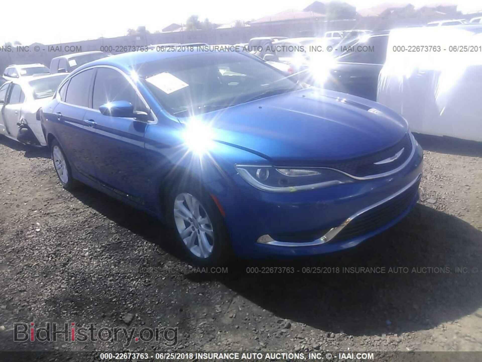 Фотография 1C3CCCAB8GN160909 - Chrysler 200 2016