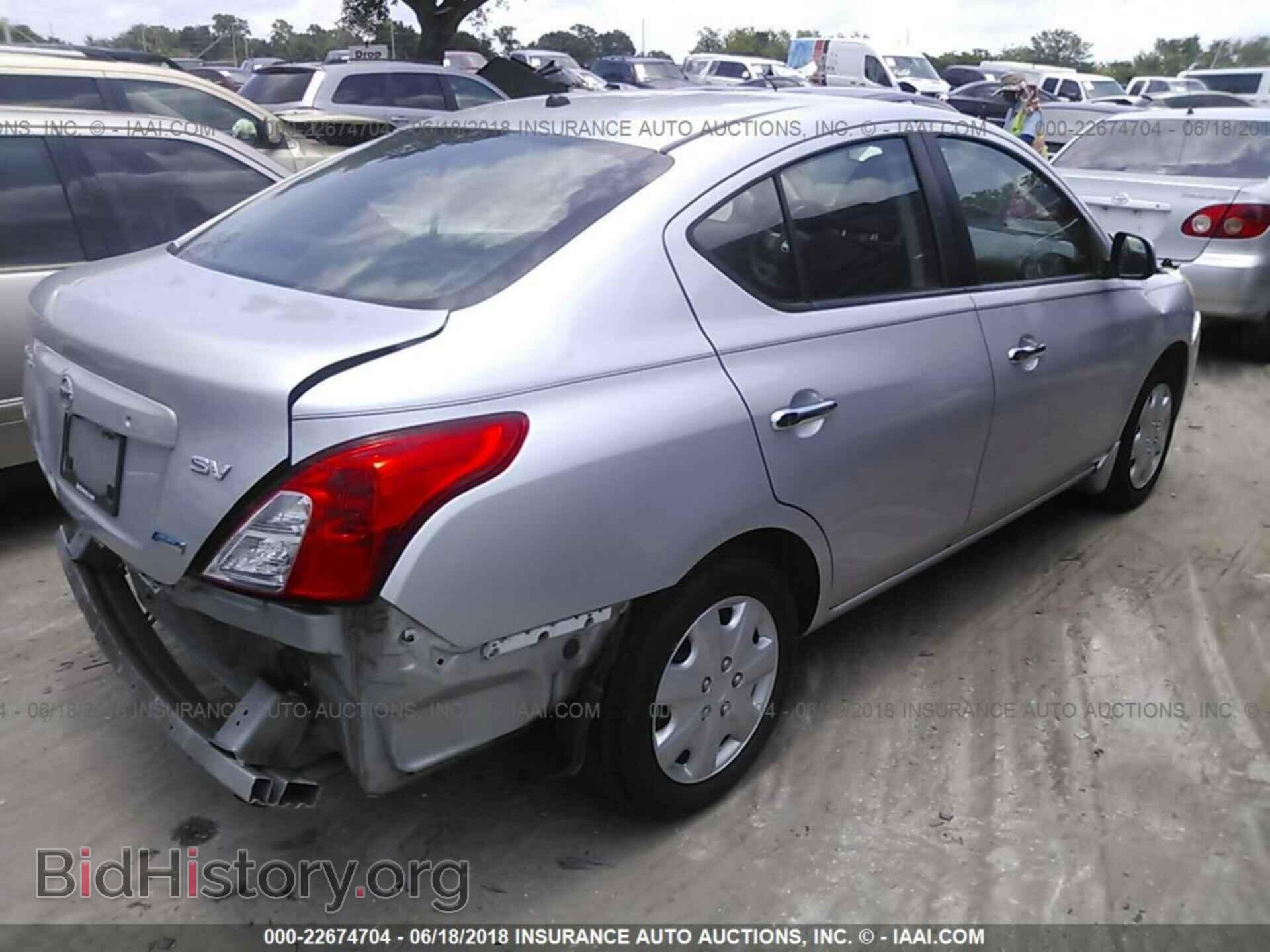 2012 Nissan Versa - VIN: 3N1CN7AP1CL907191 - Фото 4