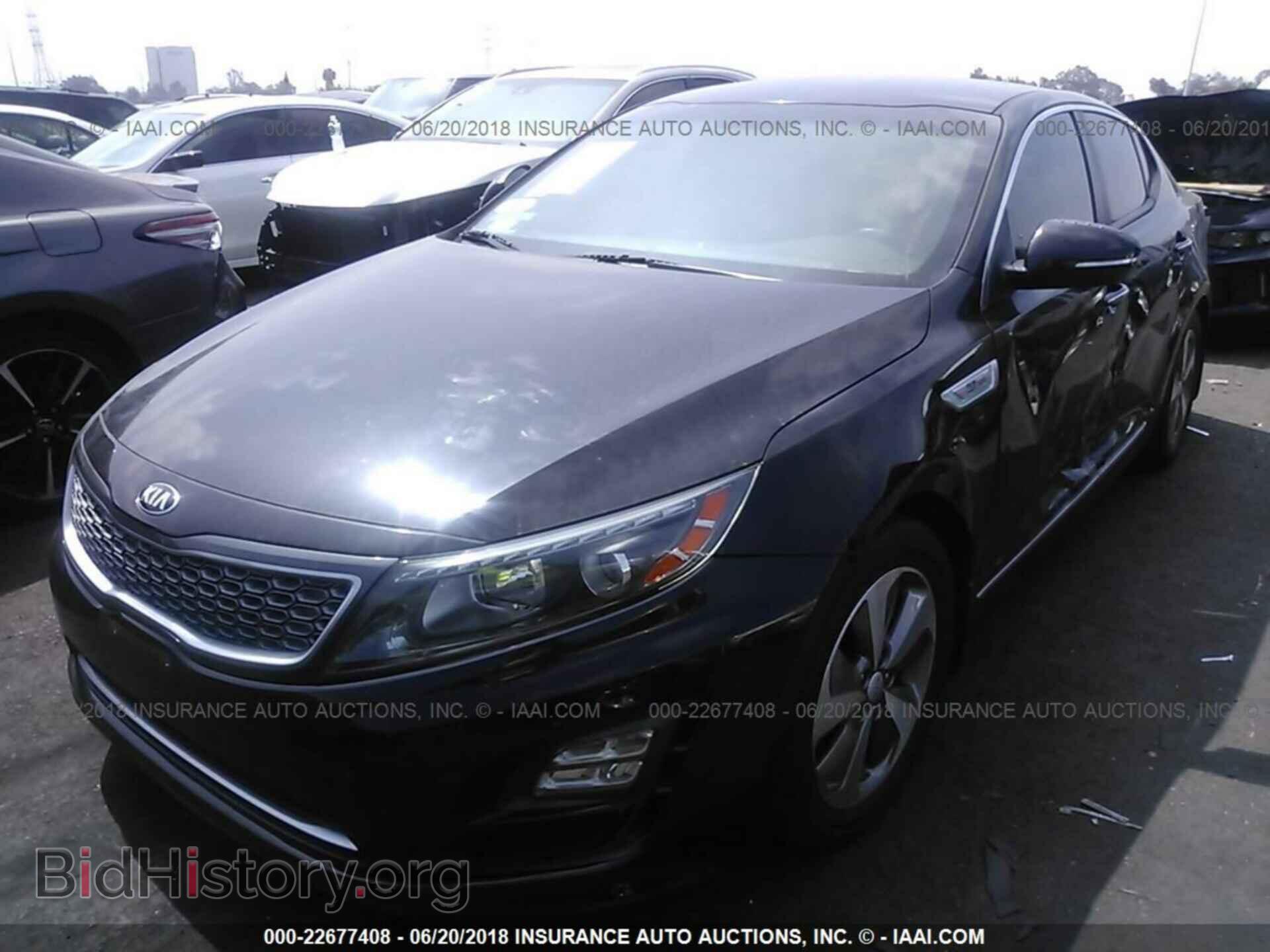 2014 Kia Optima - VIN: KNAGN4AD8E5072824 - Фото 2