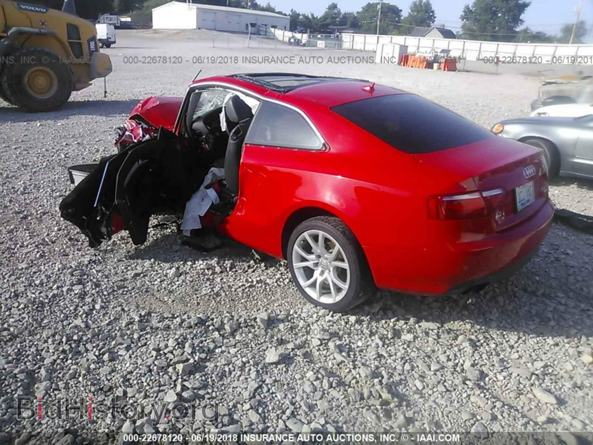 2012 AUDI A5 - VIN: WAUCFAFR0CA002401 - Фото 3