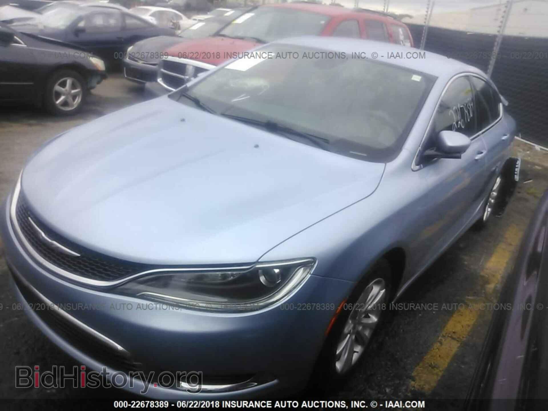 2015 Chrysler 200 - VIN: 1C3CCCAB0FN759365 - Фото 2