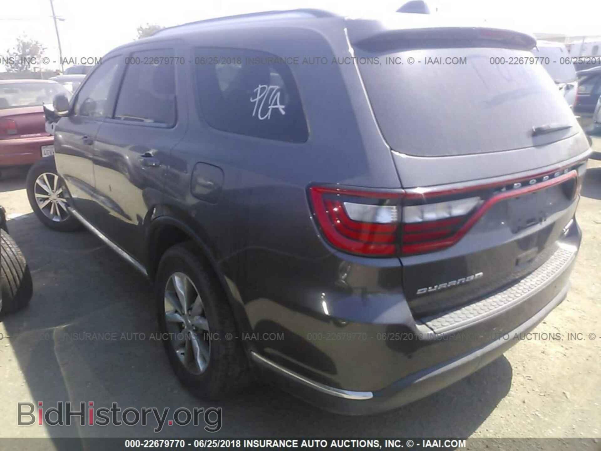2014 Dodge Durango - VIN: 1C4RDHDG1EC522157 - Фото 3