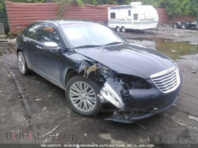 2011 Chrysler 200, black — VIN 1C3BC2FB4BN598236, IAAI