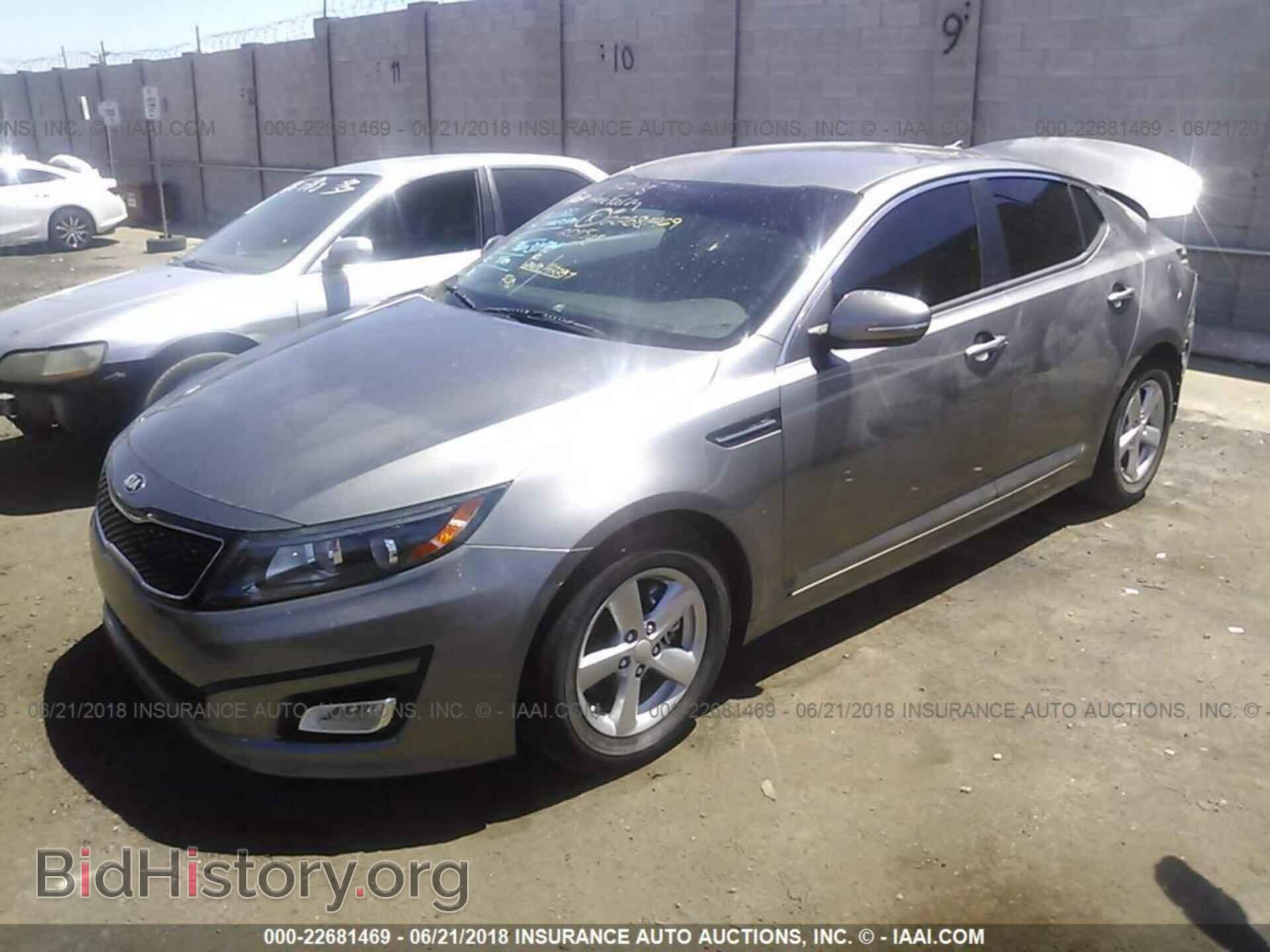 2015 Kia Optima - VIN: 5XXGM4A73FG449797 - Фото 2