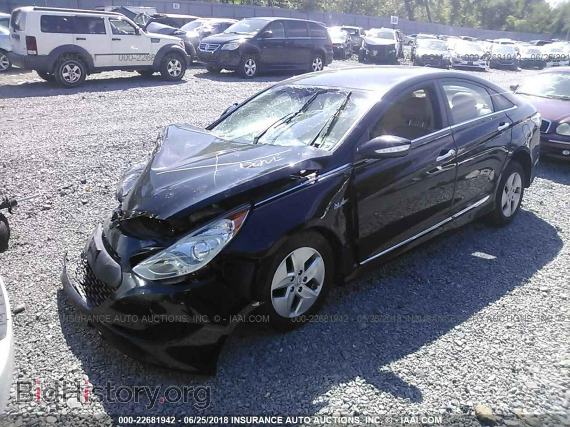 2012 Hyundai Sonata - VIN: KMHEC4A43CA056661 - Фото 2