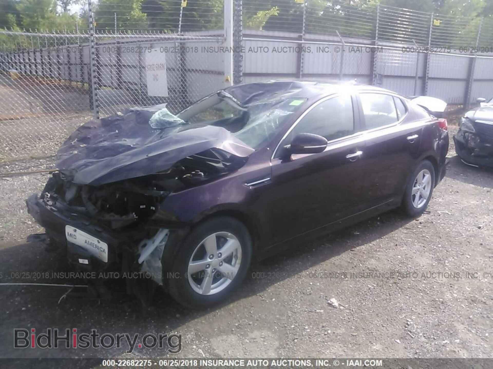 2014 Kia Optima - VIN: 5XXGM4A77EG294833 - Photo 2