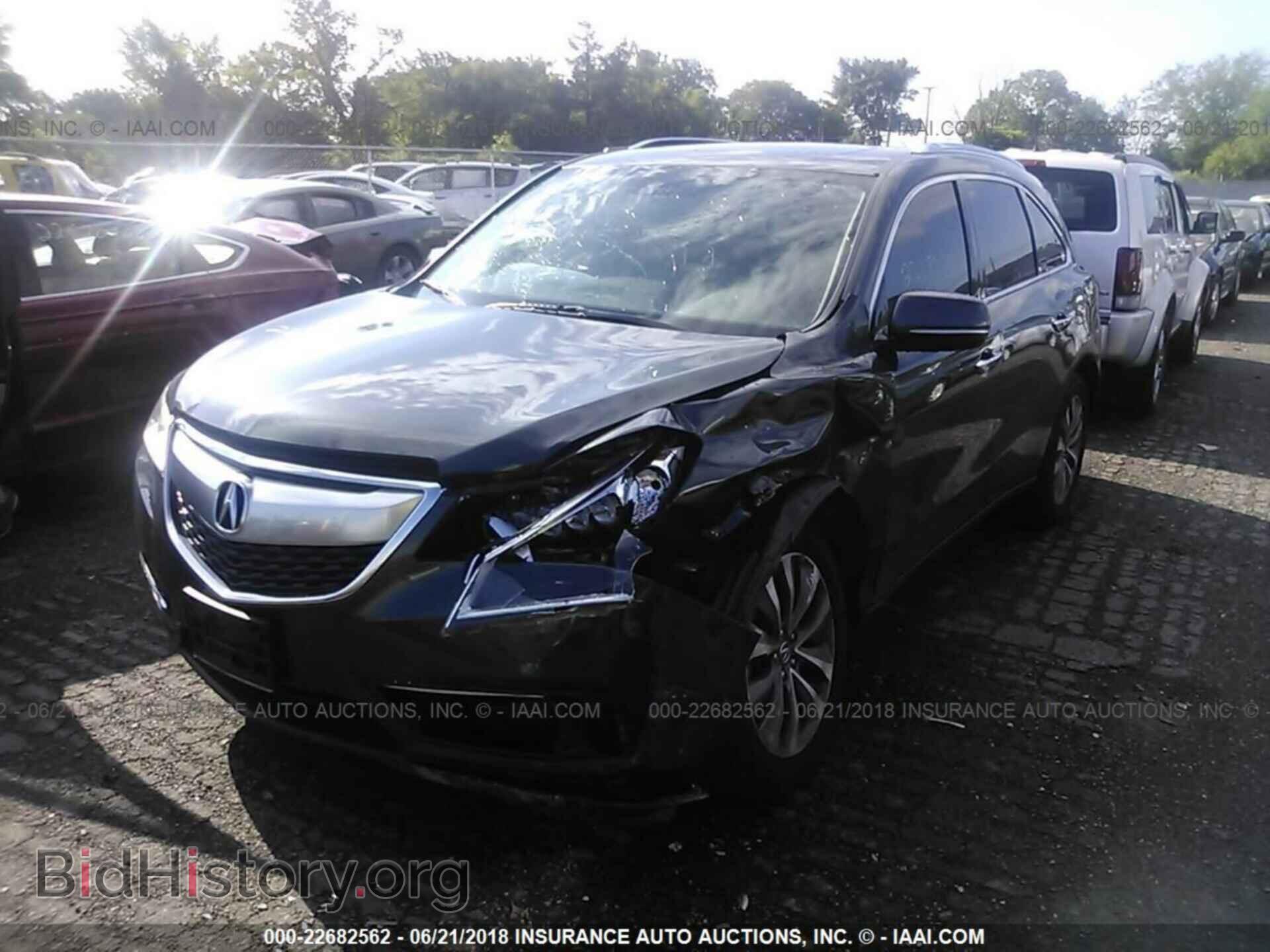 2014 Acura Mdx - VIN: 5FRYD4H43EB045866 - Фото 2