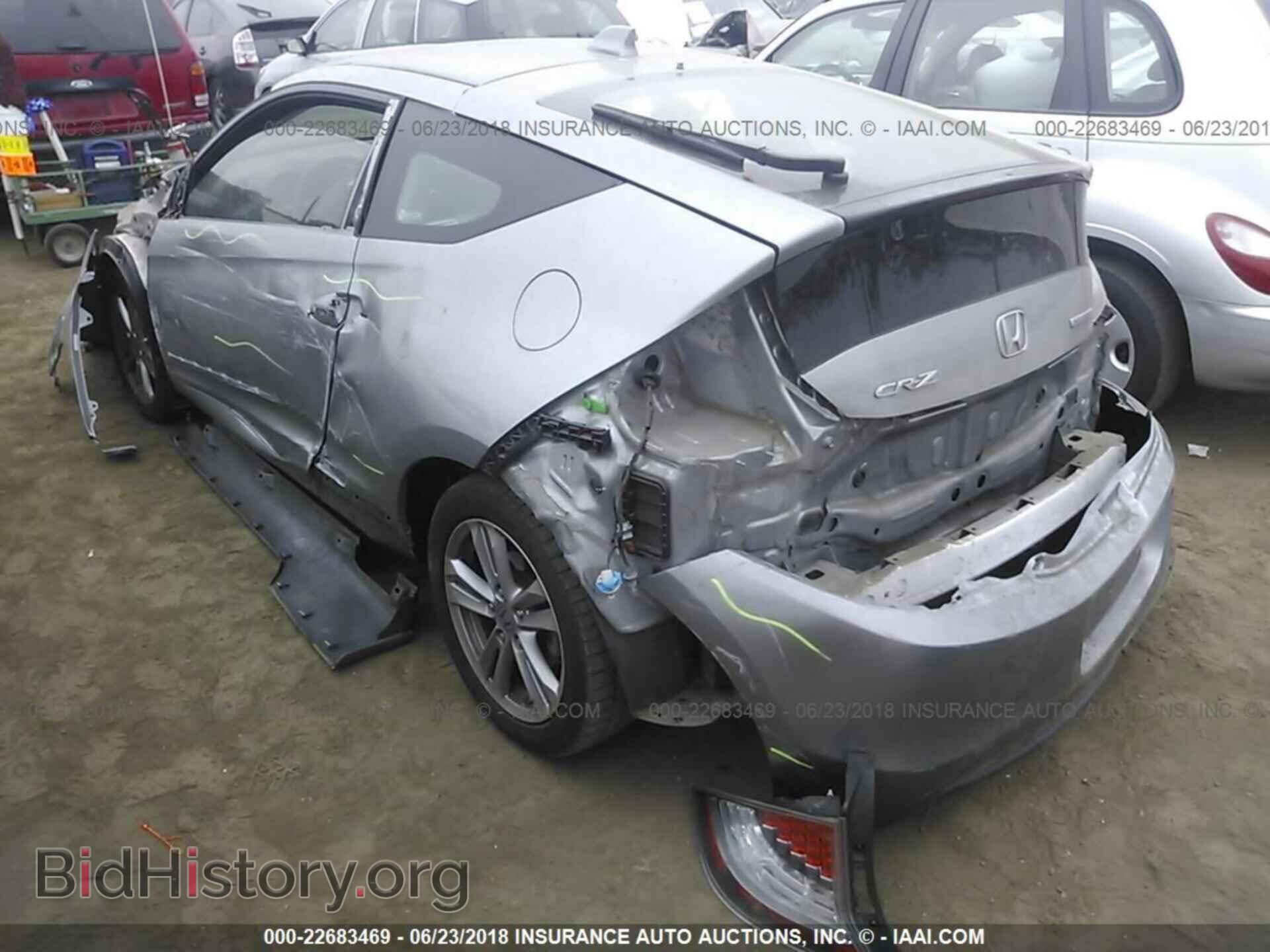 2012 Honda Cr-z - VIN: JHMZF1D61CS002020 - Фото 3