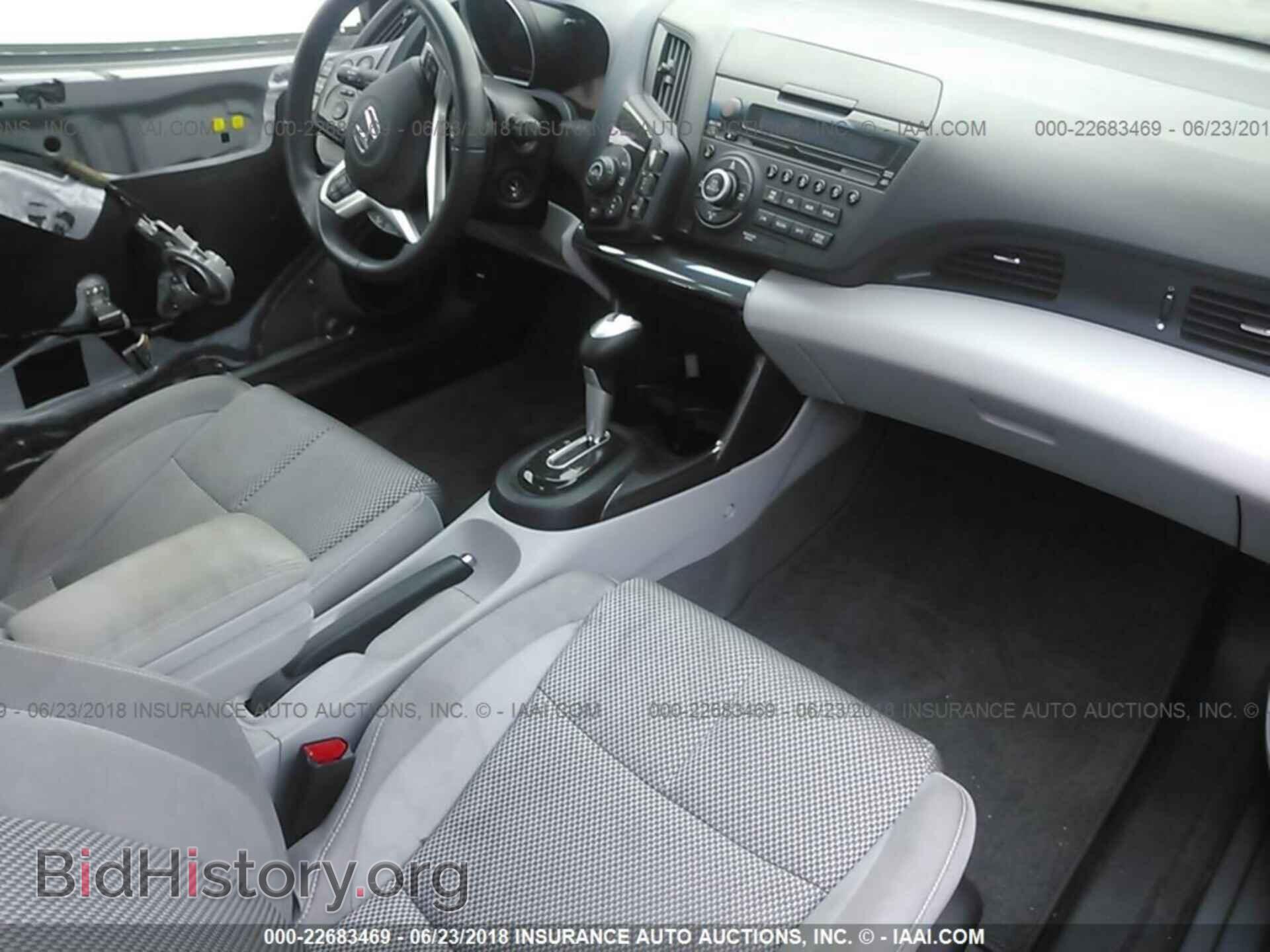 2012 Honda Cr-z - VIN: JHMZF1D61CS002020 - Фото 5