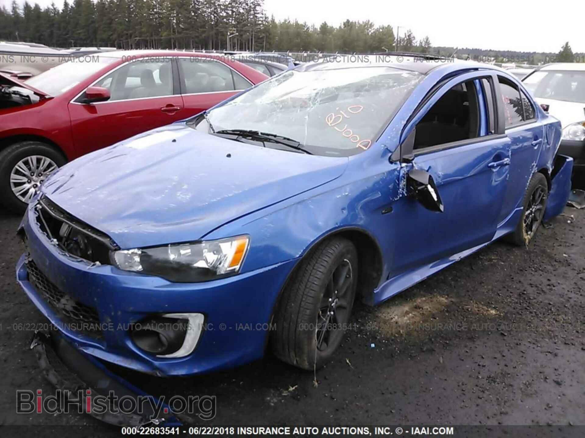 2017 Mitsubishi Lancer - VIN: JA32U2FU7HU013477 - Фото 2