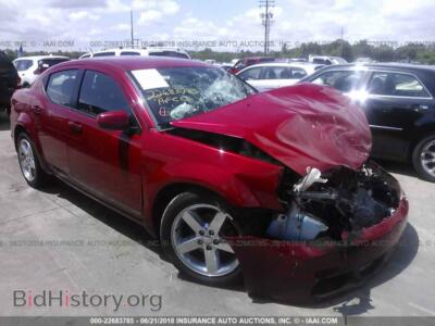 2011 Dodge AVENGER, красный — VIN 1B3BD2FBXBN562058, IAAI