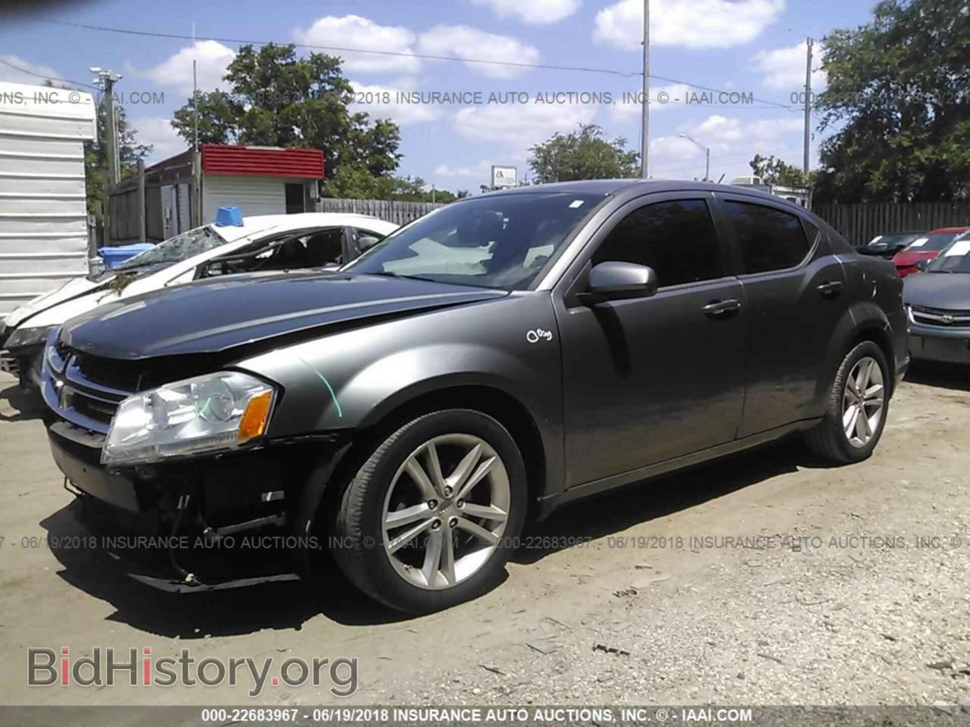 2013 Dodge Avenger - VIN: 1C3CDZCB7DN615712 - Фото 2
