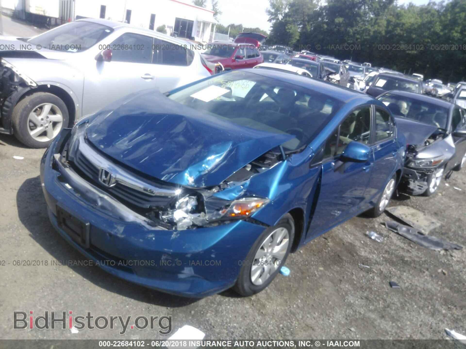 2012 Honda Civic - VIN: 2HGFB2E54CH561176 - Photo 2
