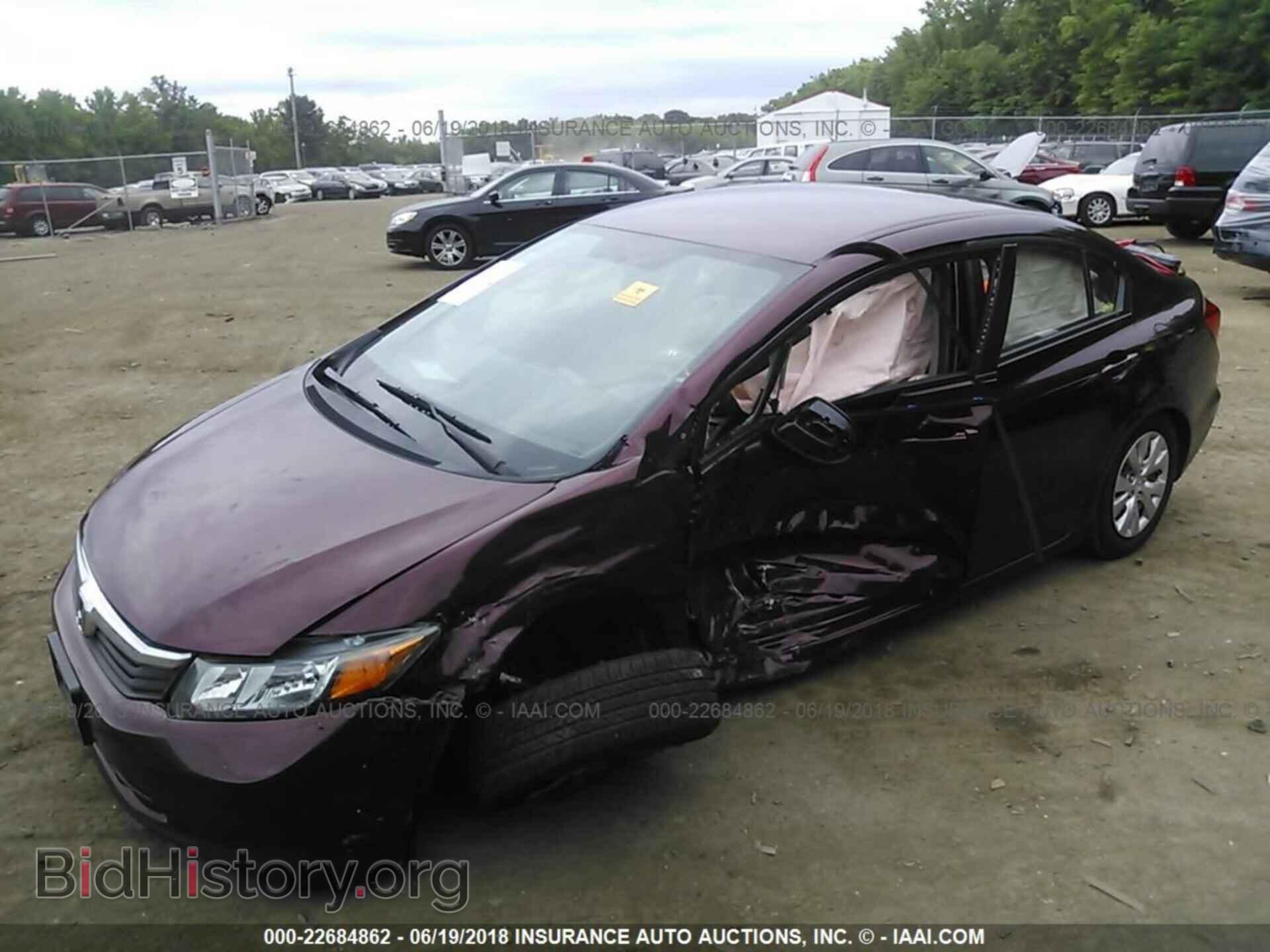 2012 Honda CIVIC (VIN 19XFB2F59CE377327) — фото 2 из 10