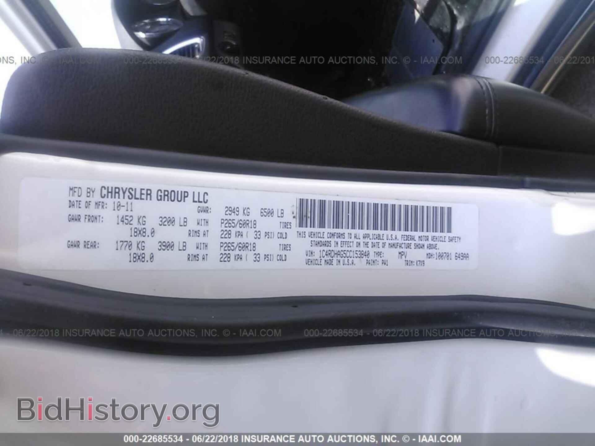 2012 Dodge Durango - VIN: 1C4RDHAG5CC153840 - Photo 9