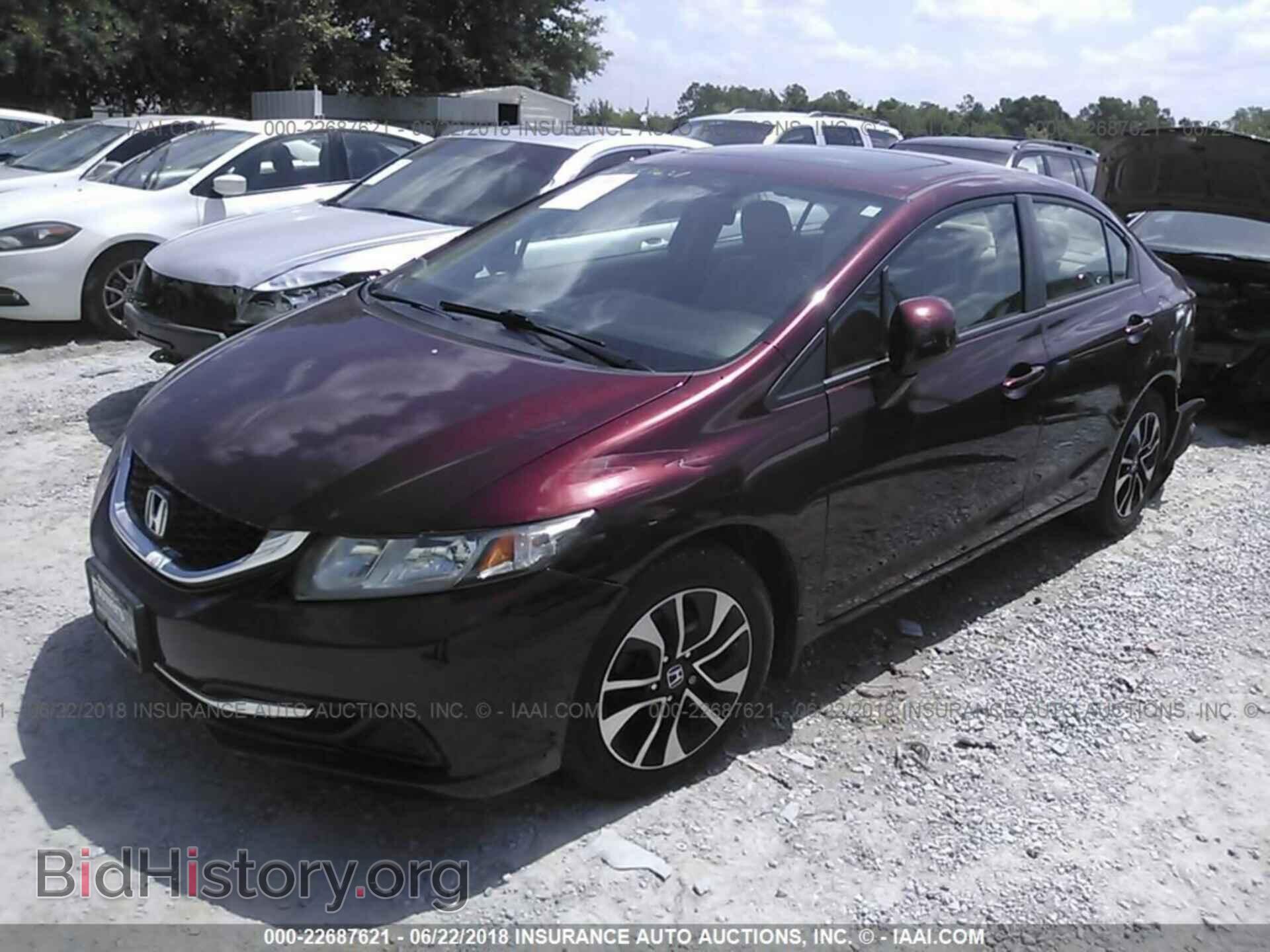 2013 Honda Civic - VIN: 19XFB2F80DE027547 - Фото 2