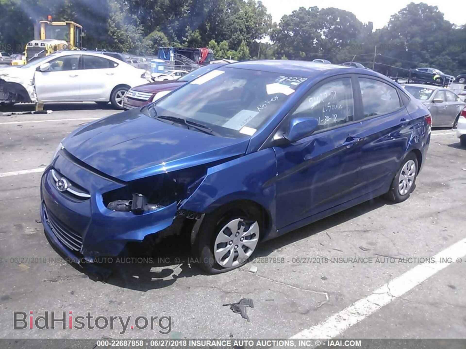 2015 HYUNDAI ACCENT - VIN: KMHCT4AEXFU894589 - Фото 2