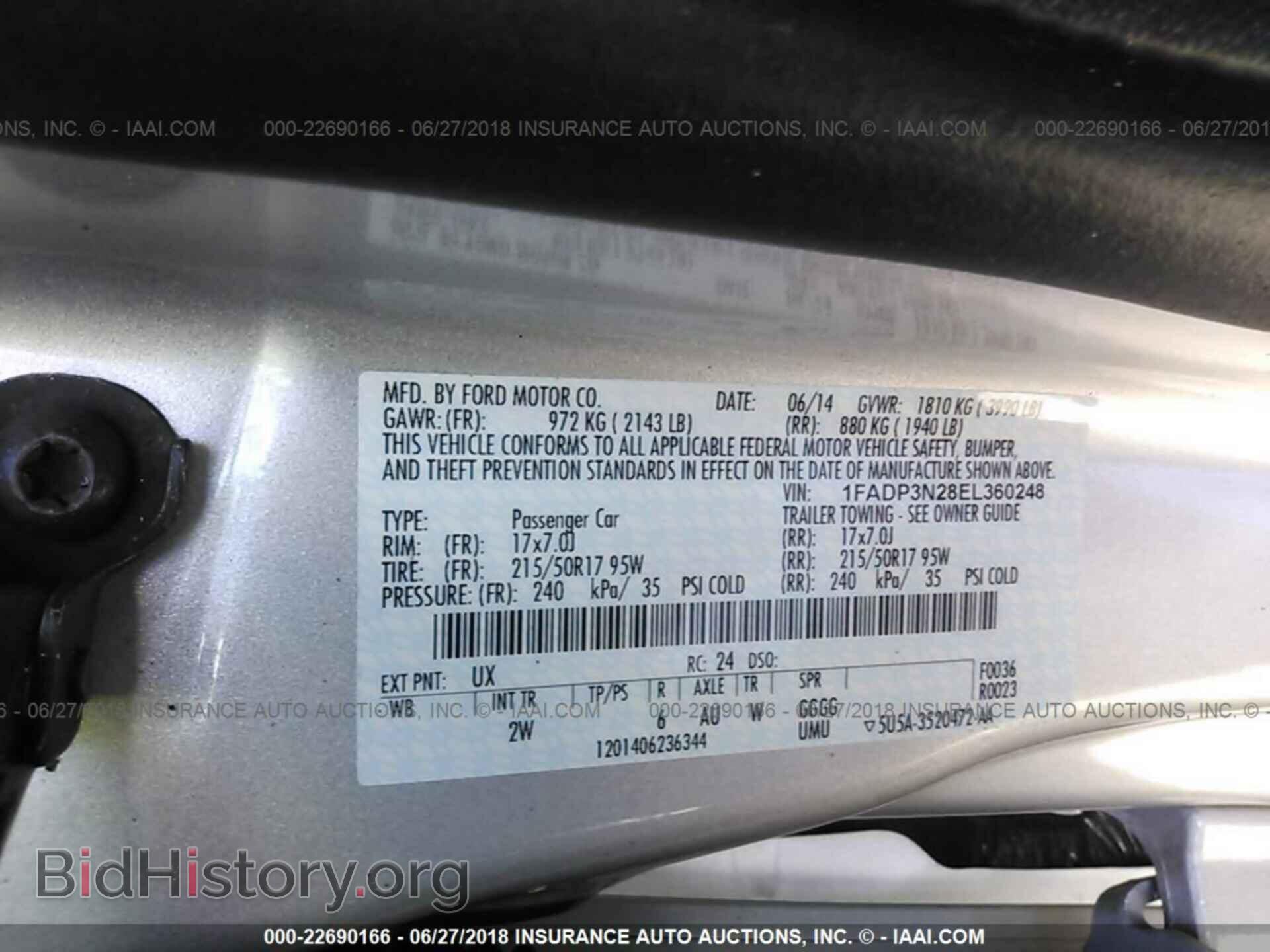 2014 Ford Focus - VIN: 1FADP3N28EL360248 - Фото 9
