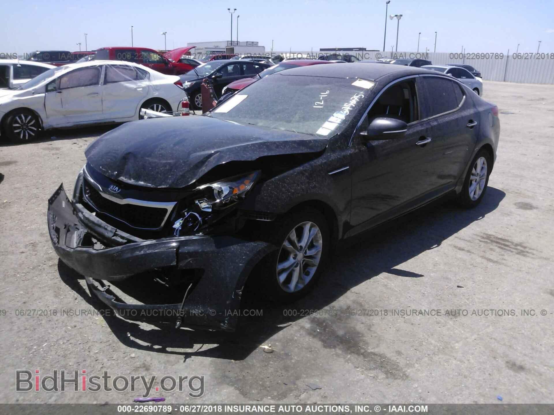 2013 Kia Optima - VIN: 5XXGM4A77DG114491 - Photo 2