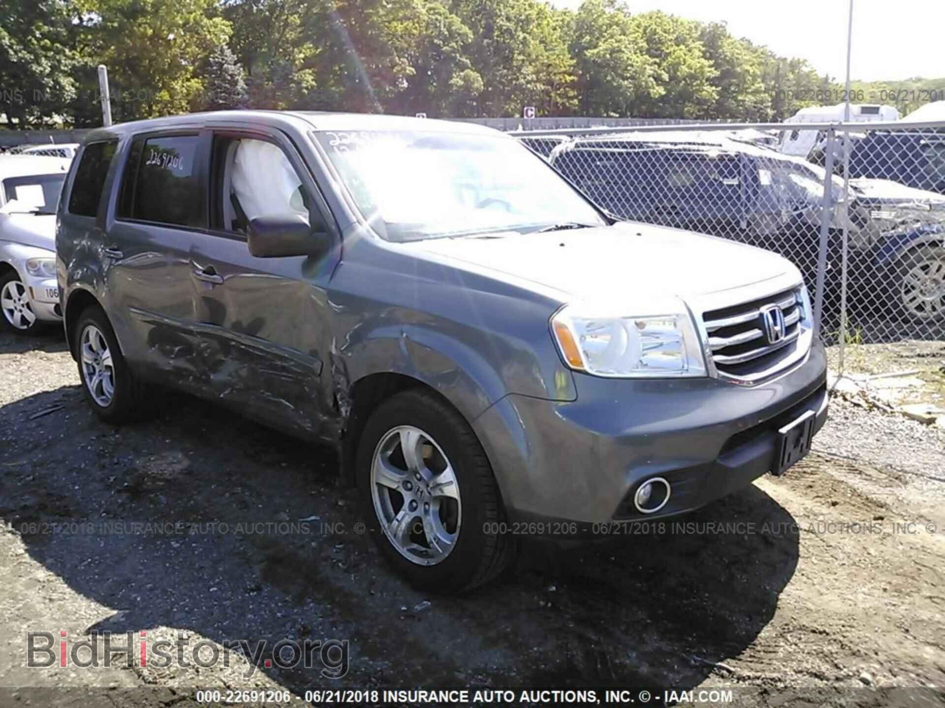 Фотография 5FNYF4H57CB005002 - Honda Pilot 2012